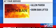 Burn ban lifted in Allen Parish