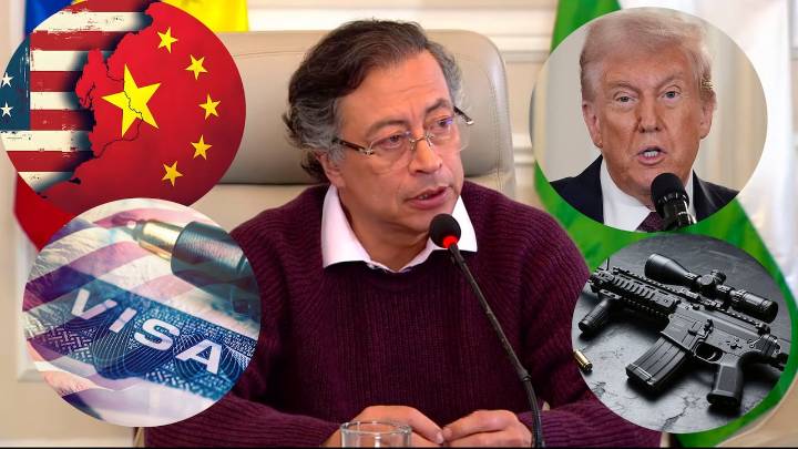 La cascada de amenazas de Gustavo Petro: a Trump, a EE. UU., a la ONU, al TLC, a China