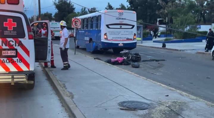 Joven motorista fallece tras fuerte accidente en José María Chávez, frente al parque Rodolfo Landeros