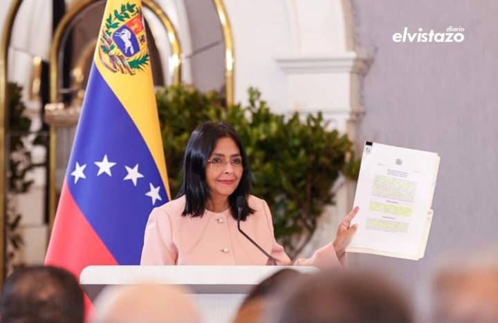 Delcy Rodríguez informa el alcance del Decreto de «Conmoción Externa»