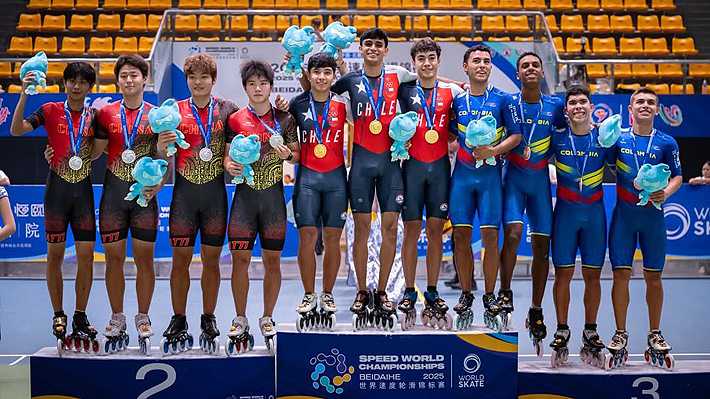 Chile brilló en el Mundial de patín carrera: Cuántas preseas obtuvo y su espectacular lugar en el medallero