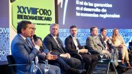 Orrego participó junto a otros mandatarios en el Foro Iberoamericano de Garantías y Financiamiento