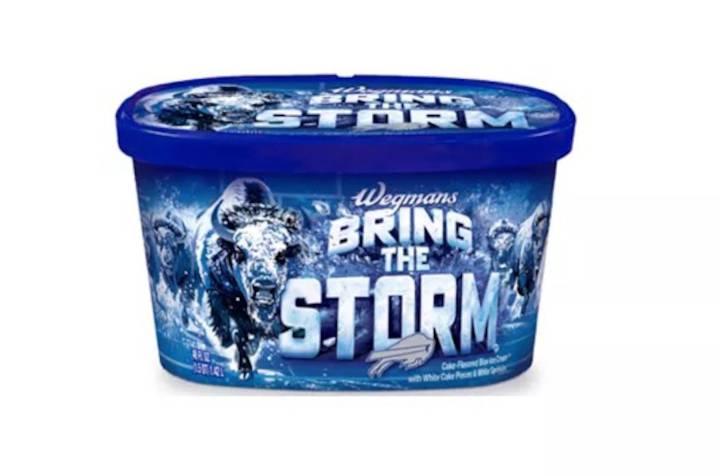 Wegmans unveils Buffalo Bills-themed ice cream and shirts for Sunday’s Patriots matchup