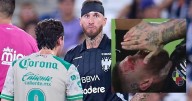 Sergio Ramos SANGRA del rostro por aparatozo golpe, en una noche agridulce para el jugador de Rayados de Monterrey