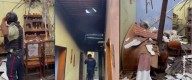 Cinco personas lesionadas tras explotar una bombona en Morón