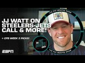 JJ Watt reacts to calling his first game, Vikings' comeback, Parsons & more!