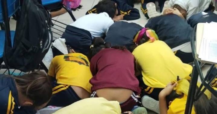 Activan protocolos de seguridad tras disparos escuelas