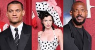 Tyriq Withers, Julia Fox, & Marlon Wayans Step Out for ‘Him’ Premiere in Hollywood! | Chelsea Peretti, Don Benjamin, Guapdad 4000, Jordan Peele, Julia Fox, Justin Tipping, Marlon Wayans, Maurice Green