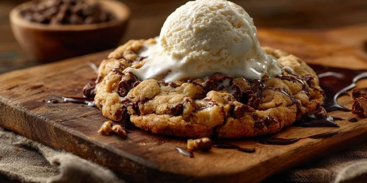Cómo hacer galletas suaves de chocolate con helado de vainilla, una receta dulce y con mucho sabor