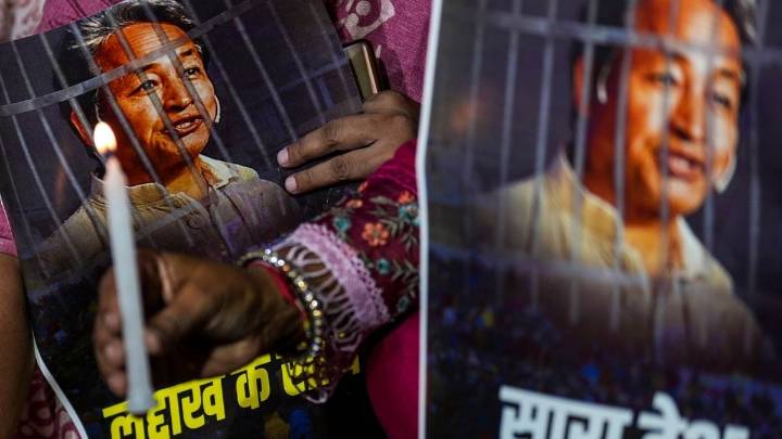 ‘If India can play Pak, then why…?’ Sonam Wangchuk’s wife defends his Pakistan visit