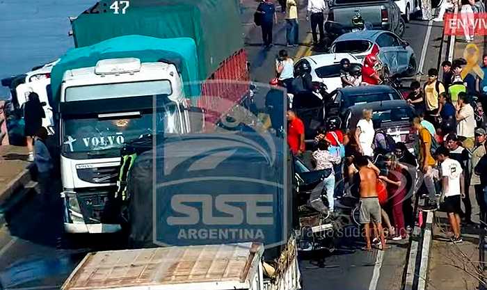 Choque en el puente interprovincial: falleció un hombre de 57 años por las lesiones contraídas en el siniestro