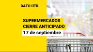 Fiestas Patrias: ¿Qué supermercados tienen cierre anticipado este 17 de septiembre?