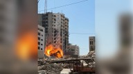 Israeli forces destroy another Gaza City tower block