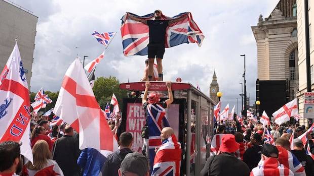 Trump's U.K. visit looked like it would be dominated by trade. Immigration protests suggest otherwise