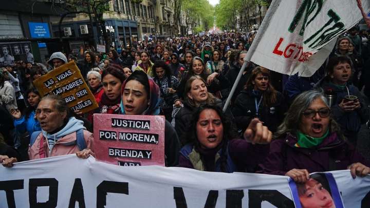 "Justicia por Morena, Brenda y Lara"