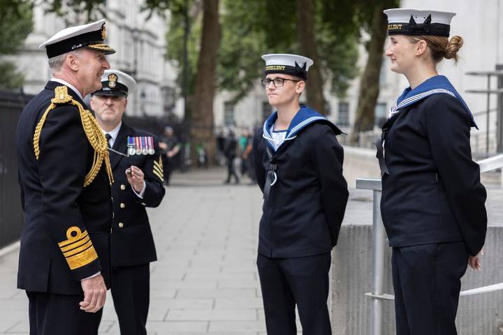 Defence chief bids farewell after 40 years in Royal Navy