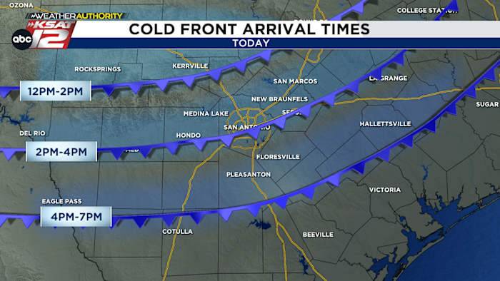 A front arrives this afternoon. Here’s what to expect