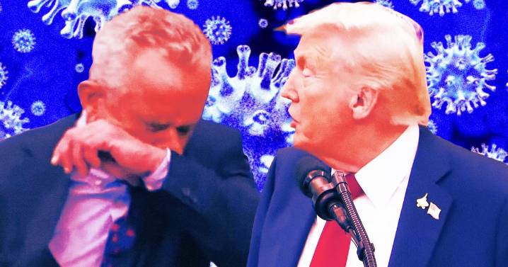 Trump, 79, Frets About COVID After RFK Jr. Sneezes on Him