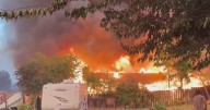 Battle continues as lightning-sparked wildfires burn in Central California
