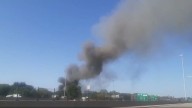 Plume of smoke from fire on Chicago’s South Side visible from I