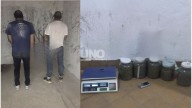 Una persecución finalizó con la aprehensión de dos hombres con drogas en su poder