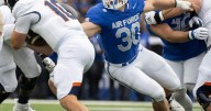 Air Force's Isaac Hubert transfers from offense to defense and makes immediate impact