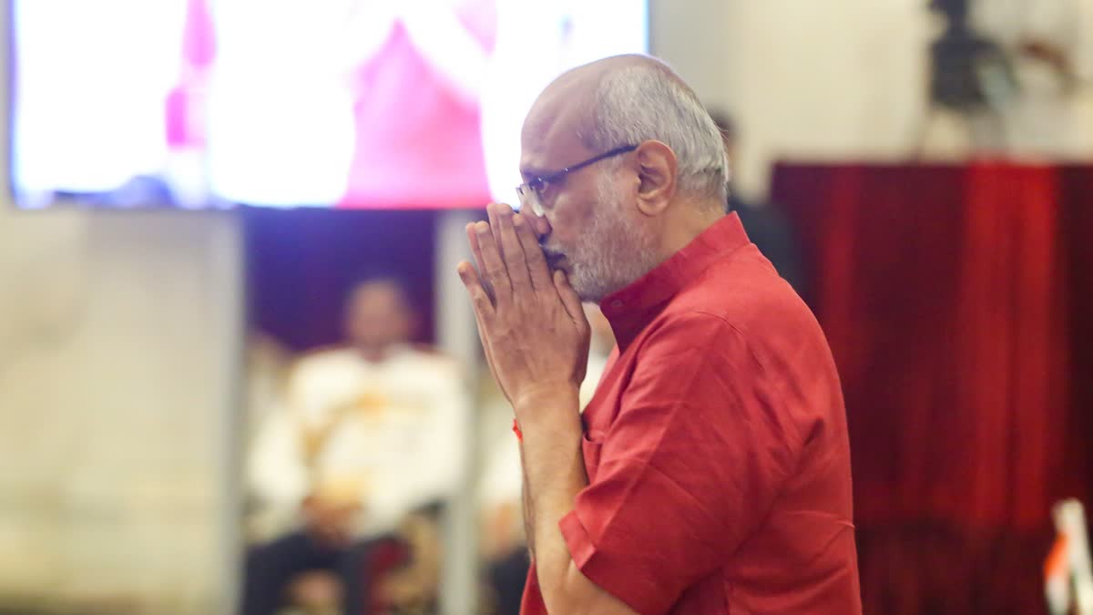 Vice President CP Radhakrishnan Arrives In Patna For Day