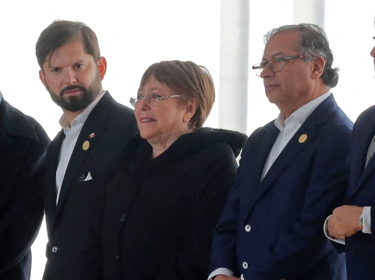 VIDEO. “Vamos a invitar a Bachelet a bailar”: La broma entre Petro y Boric en la cumbre progresista de la ONU