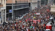 Italia tuvo marchas y huelgas en solidaridad con Gaza, y también disturbios