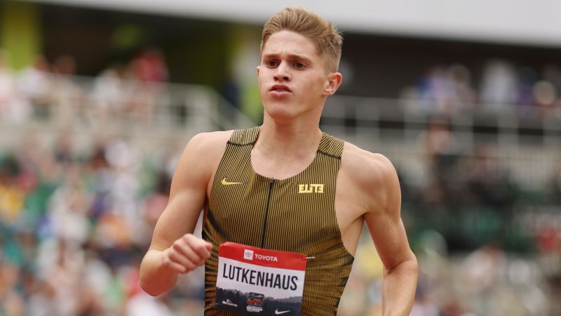 After the ‘craziest’ race of his life, 16-year-old Cooper Lutkenhaus will make history at the World Athletics Championships