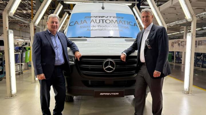 La Mercedes-Benz Sprinter argentina tendrá una versión automática desde 2026