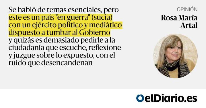 Una buena entrevista para un país que no existe