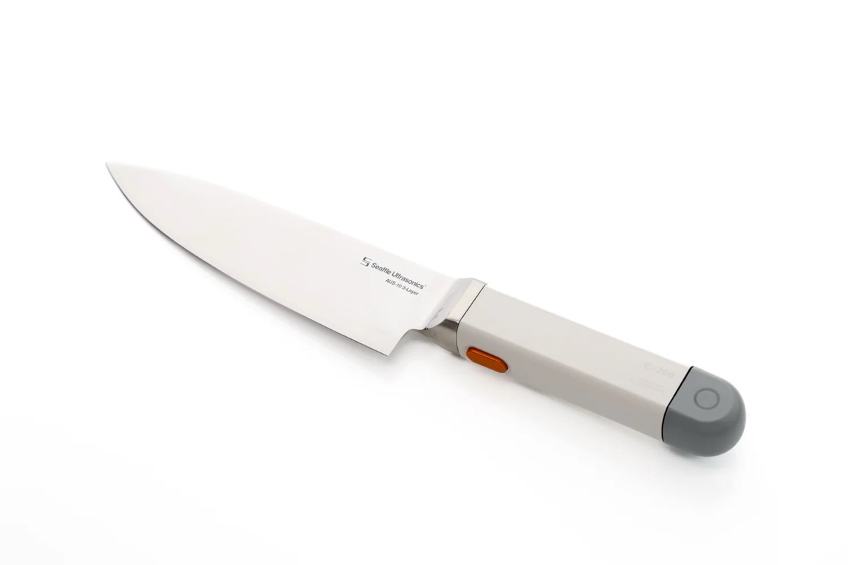 Company claims this vibrating knife makes cutting "easier"