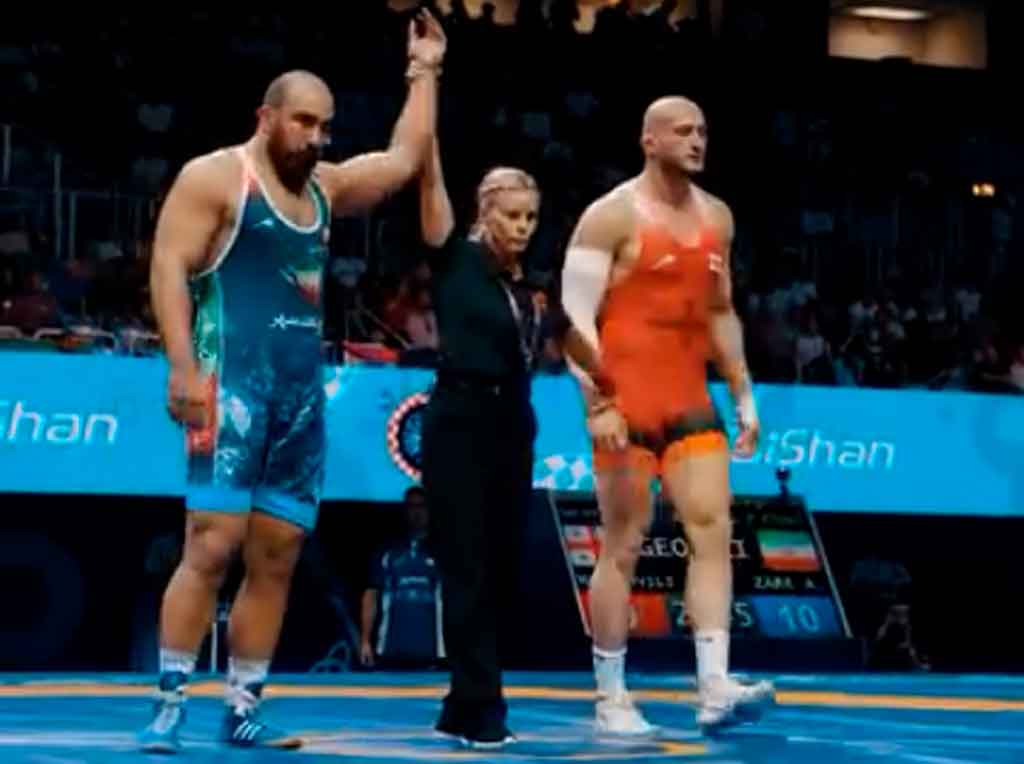 Subtitular olímpico iraní defenderá corona en mundial de luchas