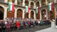 Acuden gobernadores, funcionarios y empresarios al primer informe de Sheinbaum; Andy y Adán Augusto quedan en cuarta y quinta fila