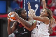 Mitchell,  Boston help Fever stay alive with Game 2 rout over Dream