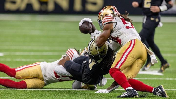 Fred Warner, 49ers reflect on his game-shifting play vs. Saints – NBC Bay Area