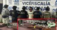 Detienen a  hombre en cateo y aseguran marihuana, armas y cartuchos útiles en Oaxaca