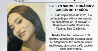 Se busca a Evelyn Naomi Hernández García de 17 años