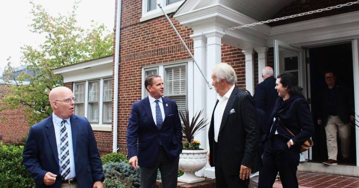 WVU President Benson stops at Glenville State University