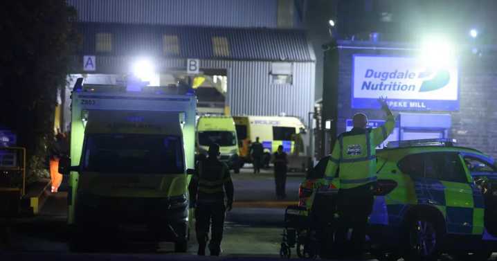 Emergency crews rush to Speke factory after 'person falls 30ft into silo'