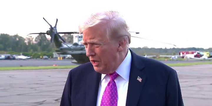 Trump says US military again targeted boat allegedly carrying drugs from Venezuela
