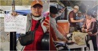 Regalan comida a víctimas de explosión de pipa de gas en Iztapalapa