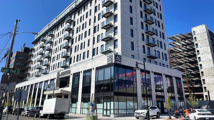 Vermont's new tallest building rises from the dust of the former pit