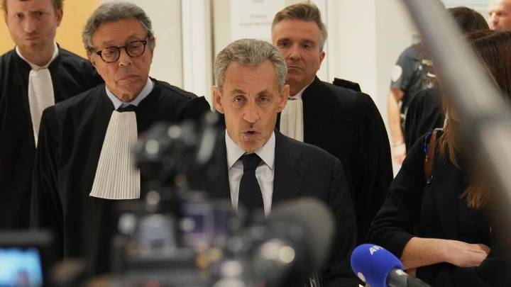 Former French president Nicolas Sarkozy sentenced to five years in prison for criminal conspiracy