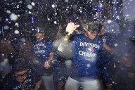 Scenes after Blue Jays clinch AL East title — and a needed break ahead of chase