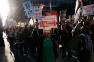 Photos: Protesters march against Trump administration immigration enforcement threats