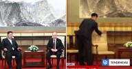 Revelan imagen que muestra a empleado limpiando rastro de Kim Jong Un tras reunión con Putin en China