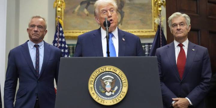 Health experts appalled by Trump's 'irresponsible' mantra urging pregnant women 'Don't take Tylenol'