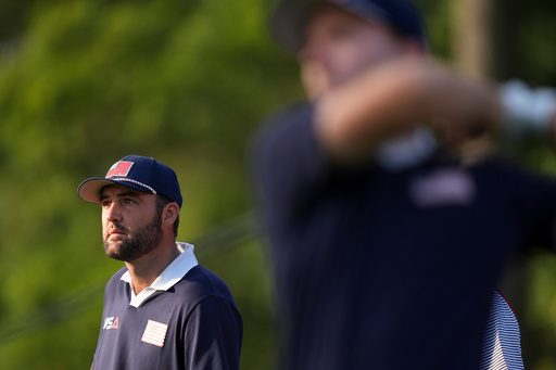 Scheffler loses twice more to become the first US player to be 0-4 through 4 sessions at a Ryder Cup